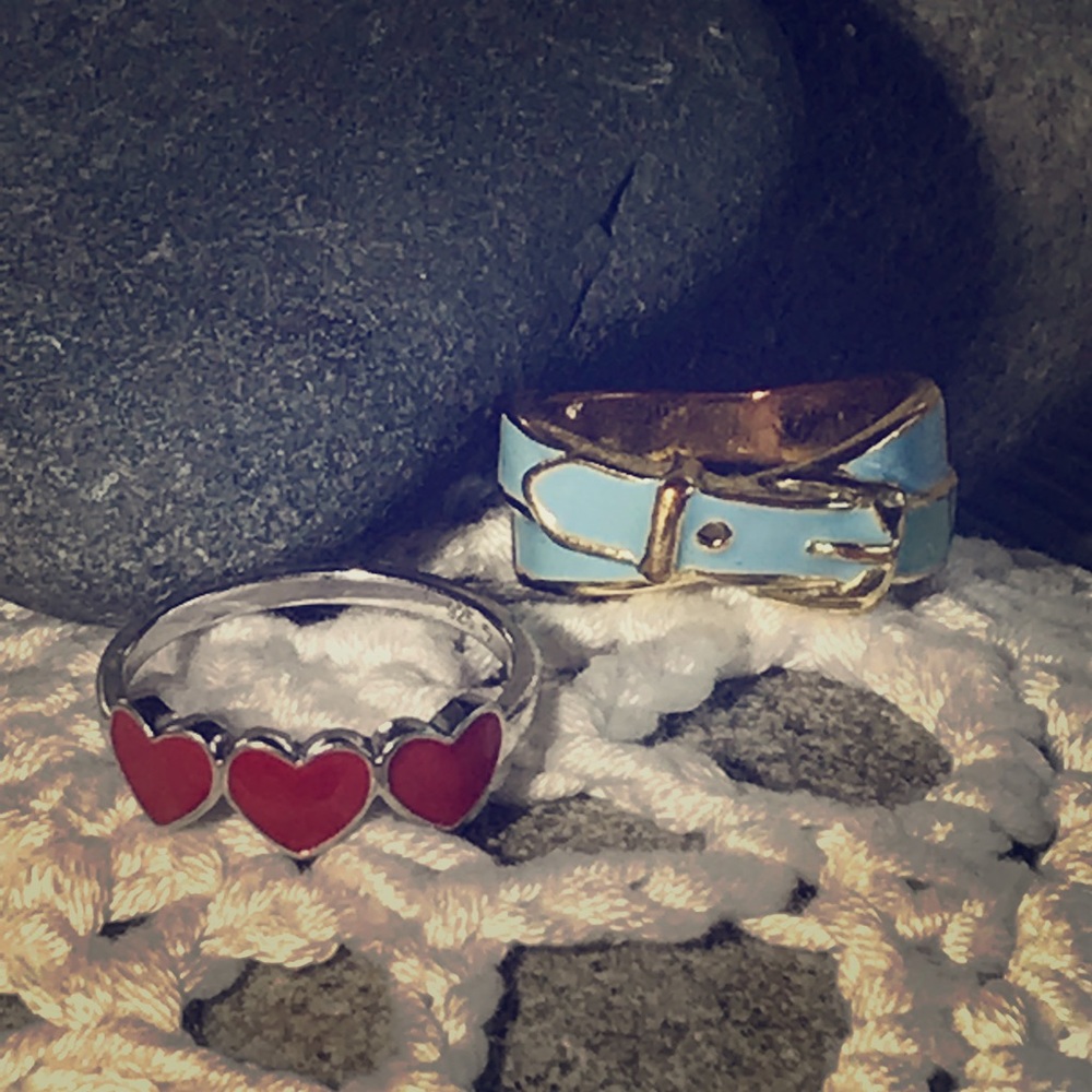 Two cute fun novelty rings